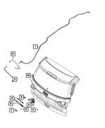 55112671AC - Electrical: Windshield Washer Hose for Mopar Image