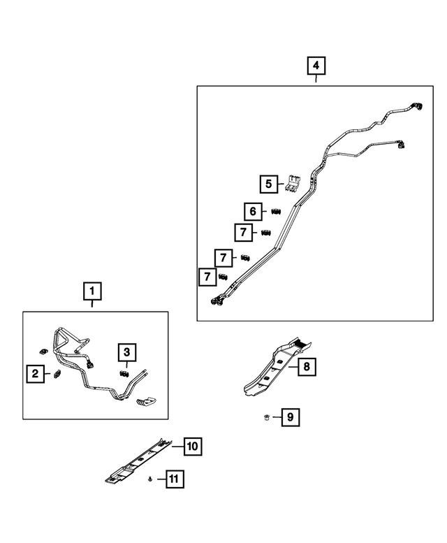 68225821AA - Fuel: Fuel Tube for Mopar Image image