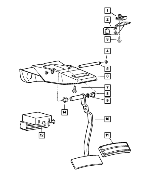 Brake Pedals for 2002 Dodge Ram 3500 #1