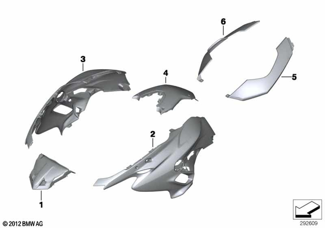 46638563536 - : Trim Panel, Rear Side Right for BMW-Motorrad Image