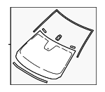 TK5363900D - : Glass Windshield for Mazda: CX-9 Image