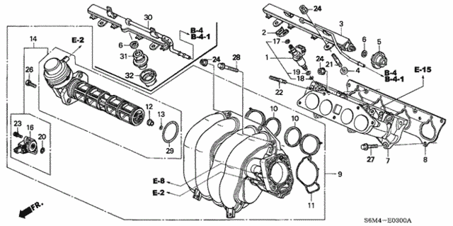 Intake Manifold for 2002 Acura RSX #0