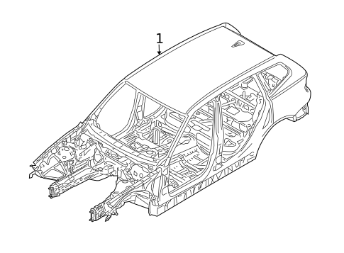Body Shell for 2010 BMW X3 #0