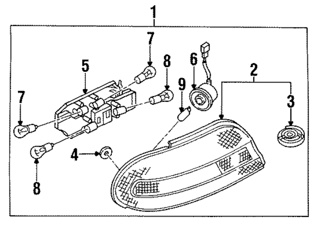 B65552B500 - : Tail Lamp Assembly for Nissan Image