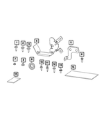 68158710AA - Electrical: Wiring Bracket for Ram: 1500, 1500 Classic Image