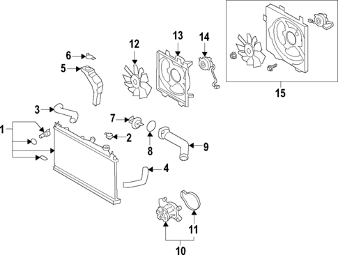 Cooling System for 2021 Subaru Forester #0