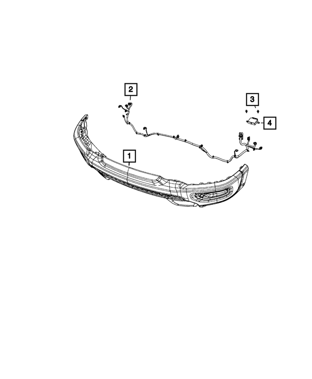 68489209AA - Electrical: Front Fascia Wiring for Mopar Image image