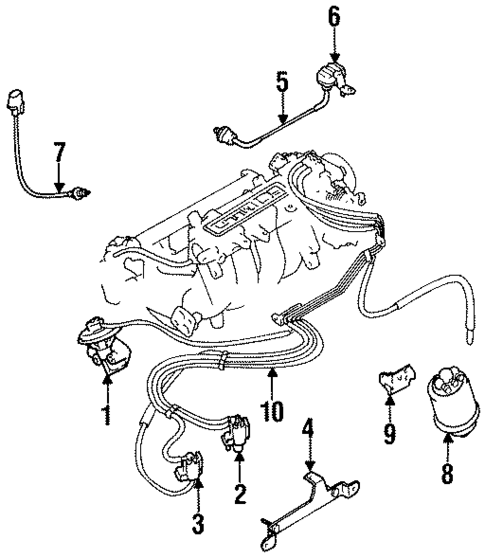 Emission System for 1993 Dodge Colt #0