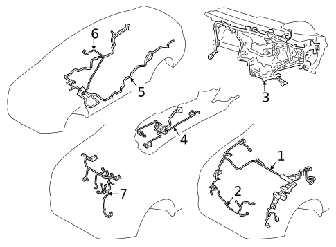 Wiring Harness for 2015 Ford Fusion #0