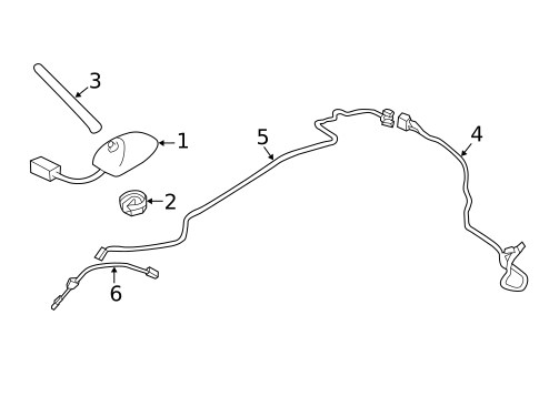 Antenna & Radio for 2018 Subaru Forester #0