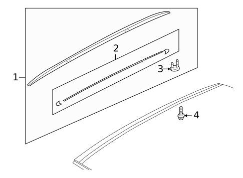 Exterior Trim - Roof for 2014 Audi Q7 #0