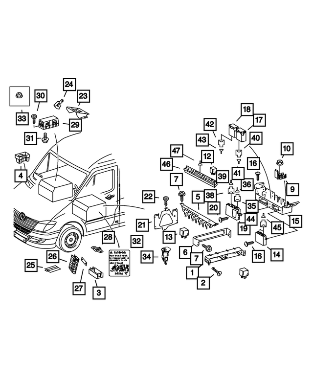 5120507AA - Electrical: Connector for Dodge: Sprinter 2500, Sprinter 3500 Image