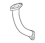 11427617535 - Engine: Oil Outlet Tube for BMW: 230i, 230i xDrive, 320i, 320i xDrive, 330e, 330i, 330i GT xDrive, 330i xDrive, 430i, 430i Gran Coupe, 430i xDrive, 430i xDrive Gran Coupe, 530e, 530e xDrive, 740e xDrive, M2, X1, X2, X3, X4 Image