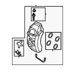 4J3615123AA - Brakes: Caliper for Audi: e-tron GT, RS e-tron GT, RS e-tron GT Performance Image