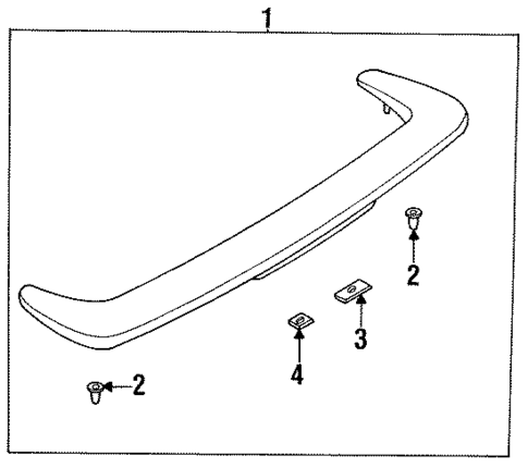 Spoiler for 1996 Nissan Altima #0