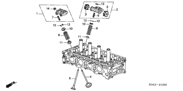 Valve - Rocker Arm for 2005 Honda Element #0