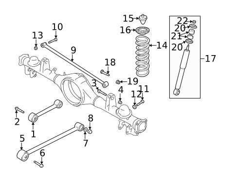 Rear Suspension for 2004 Suzuki Vitara #0