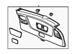 84431TX4A02ZA - : Lower Gate Trim for Acura Image