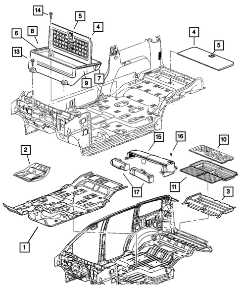 Carpets, Floor Mats, Load Floor, and Silencers for 2009 Dodge Durango #0