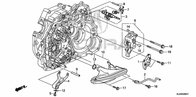 AT Shift Fork (6AT) for 2012 Acura RL #0