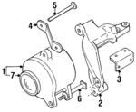 MD611590 - Electrical: Pulley for Dodge: Ram 50, Stealth Image