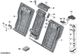 52207274534 - Seats: Frame Backrest Central for BMW Image