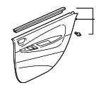 6763047040K0 - Body: Door Trim Panel for Toyota: Prius Image