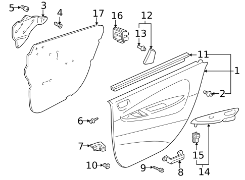 Front Door for 2001 Toyota Prius #3