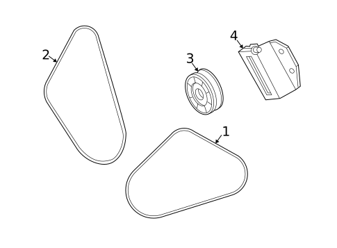 Belts & Pulleys for 2007 Mazda RX-8 #0