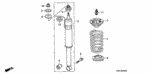 90181SNA000 - Chassis: BOLT, FLANGE (12X65) for Honda Image