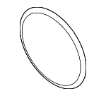 6H121043 - Belts &amp; Cooling: Engine Water Pump Gasket for Volkswagen: Beetle, CC, Eos, GTI, Jetta, Passat, Tiguan, Tiguan Limited Image