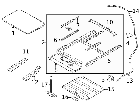 Sunroof for 2015 Nissan Quest #0