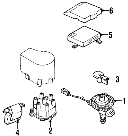 Distributor for 1989 Nissan D21 #0