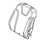 F1EZ5864810B - Body: Seat Back Pad for FORD Image