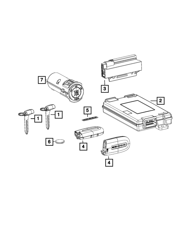 68234236AC - Electrical: Hub Receiver for Mopar Image