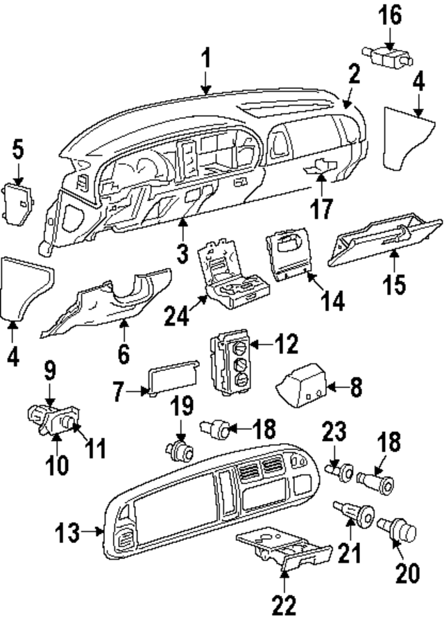 56021674AD - Electrical: Headlight Switch for Mopar Image