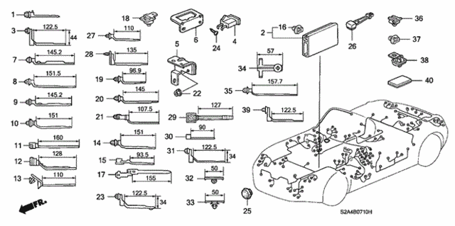 Harness Band - Bracket for 2001 Honda S2000 #0
