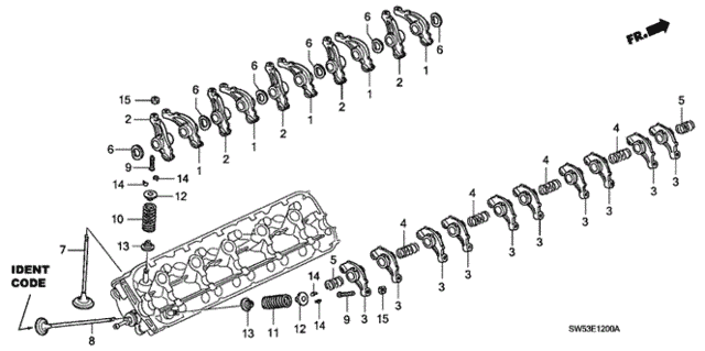 Valve - Rocker Arm for 1996 Acura TL #0