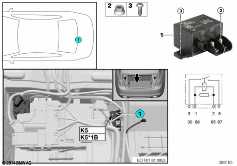 Relay for 2014 BMW 750iX #2