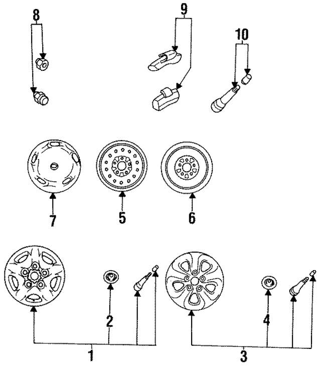 GA2A37170C - : Wheel Cover for Mazda Image
