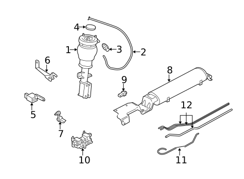 Struts & Components for 2006 BMW X5 #2