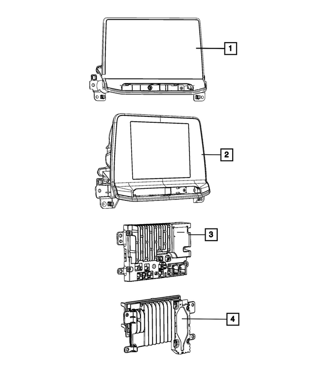 68747005AA - : Multi Media Radio for Mopar Image
