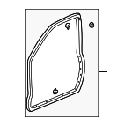 72310S0XA01 - Body: Door Weather-strip for Honda: Odyssey Image