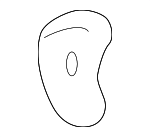 91561S84A01 - Body: Belt Weather-strip Clip for Honda: Accord, Odyssey, Pilot Image