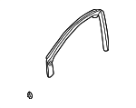 72325S0XA51 - : 1999-2004 Honda Odyssey - Sub-Seal R Front Door for Honda: Odyssey Image
