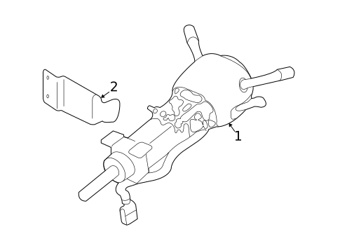 Steering Column Assembly for 2007 Cadillac CTS #0