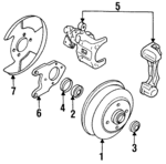 4401116E03RE - : Caliper for Nissan Image