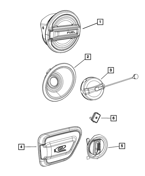 Pickup Box and Fuel Filler Door for 2023 Jeep Wrangler #1