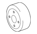 1617328020 - Cooling System: Pulley for Scion: tC, xB | Toyota: Camry, Corolla, Highlander, Matrix, RAV4, Solara Image