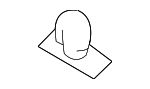 864384A100 - Body: Hood Seal Clip for Kia Image